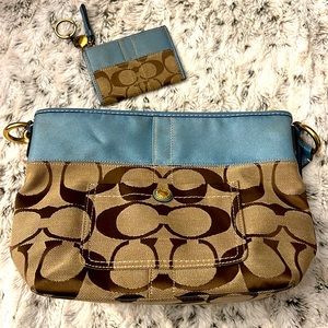 Coach Purse and Small Keychain Change Wallet